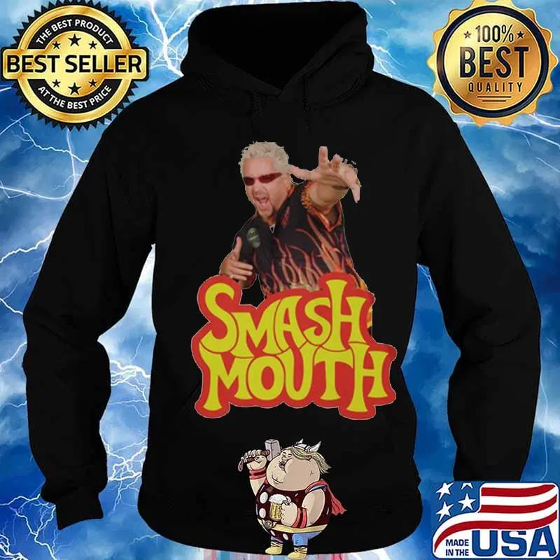 Smask mouth guy fieri s Hoodie