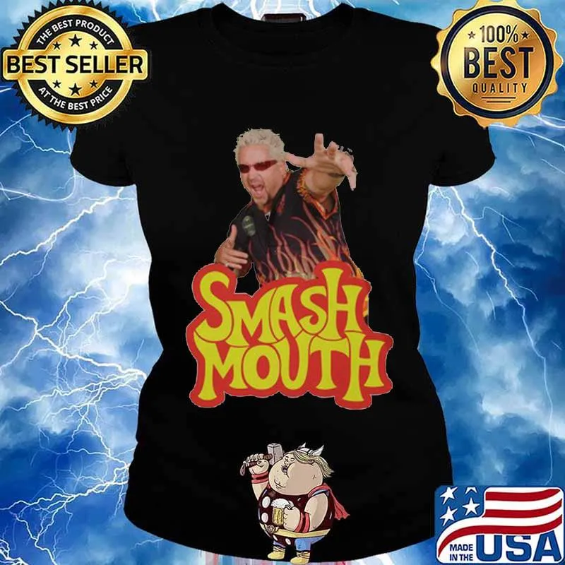 Smask mouth guy fieri s Ladies tee