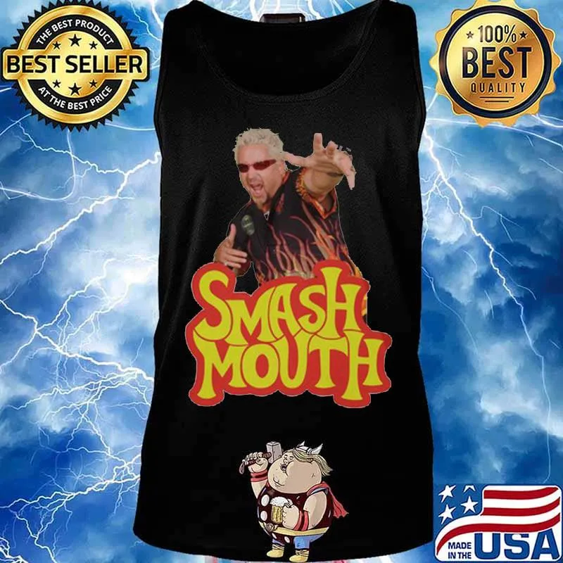 Smask mouth guy fieri s Tank top