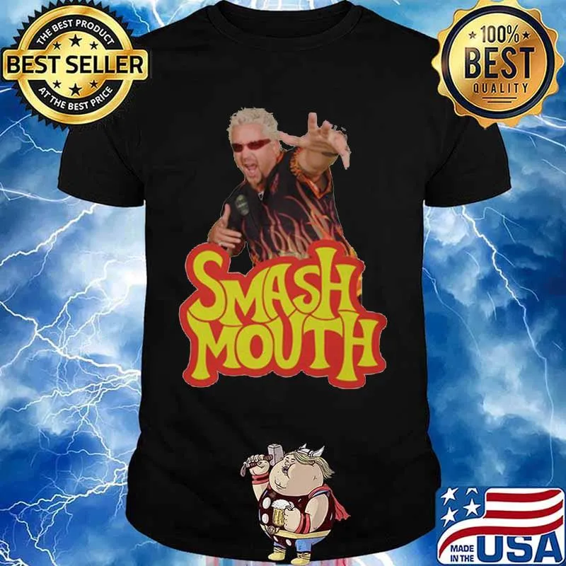 Smask mouth guy fieri shirt