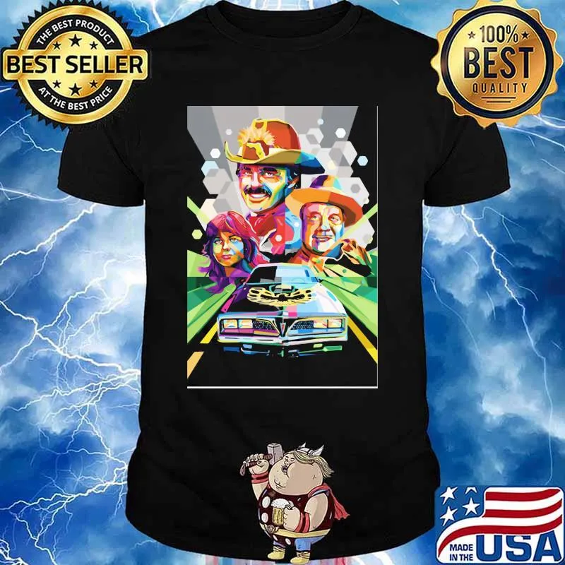 Smokey and the bandit car driver vintage art shirt