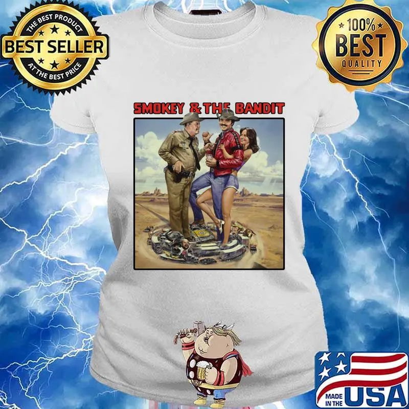 Smokey and the bandit characters vintage s Ladies tee