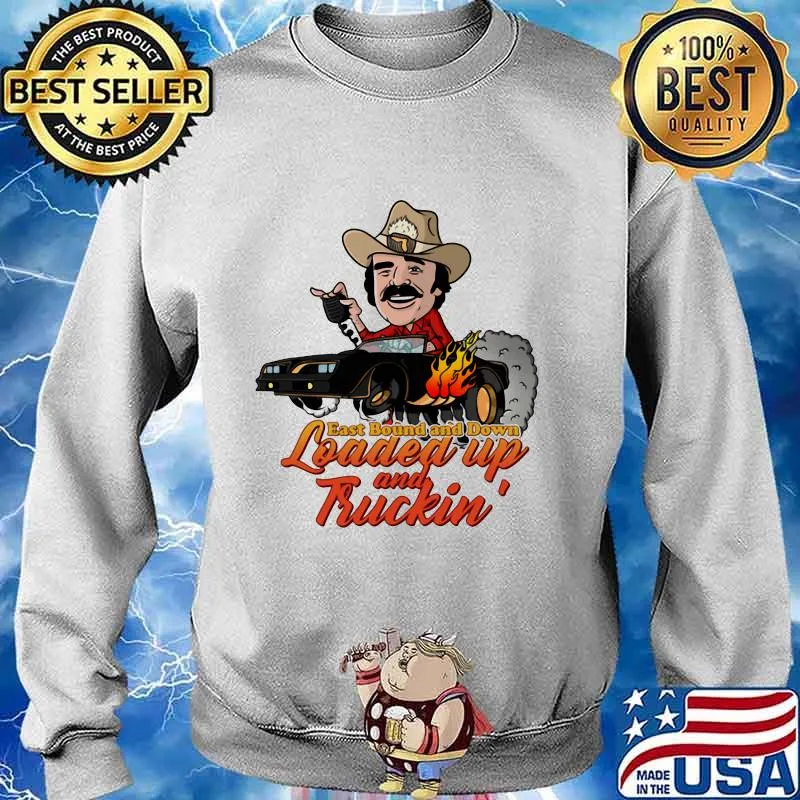 Smokey and the bandit cool 70's car eastbound and down loaded up and truckin s Sweater
