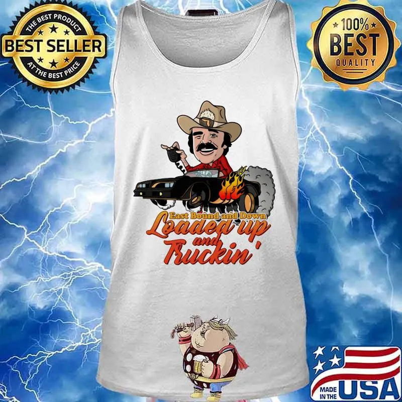 Smokey and the bandit cool 70's car eastbound and down loaded up and truckin s Tank top
