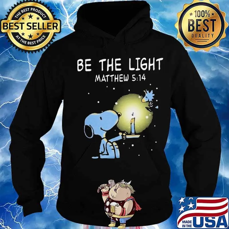 Snoopy and woodstock be the light matthew s Hoodie