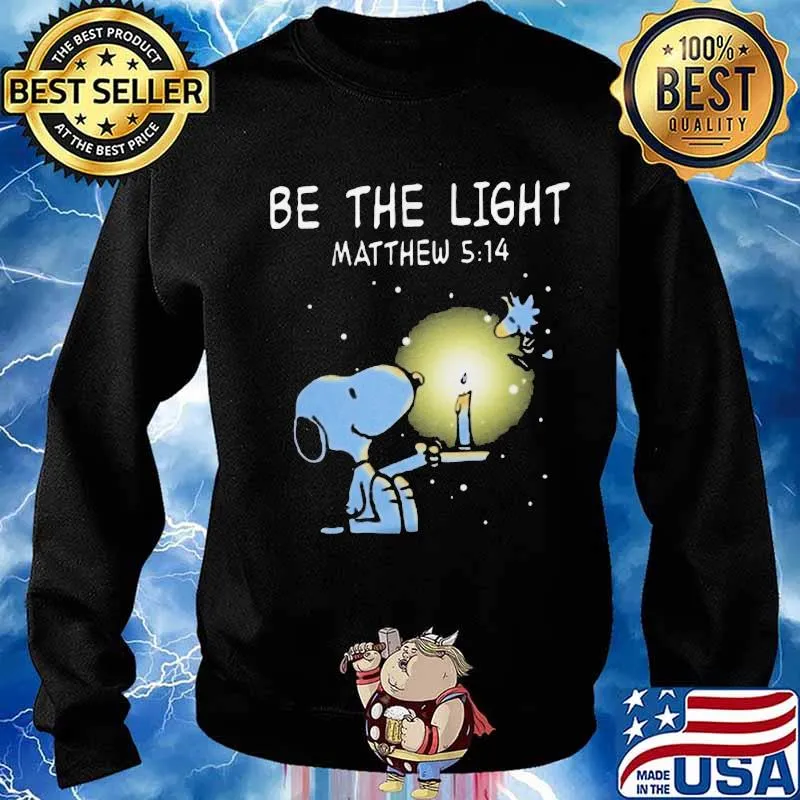 Snoopy and woodstock be the light matthew s Sweater