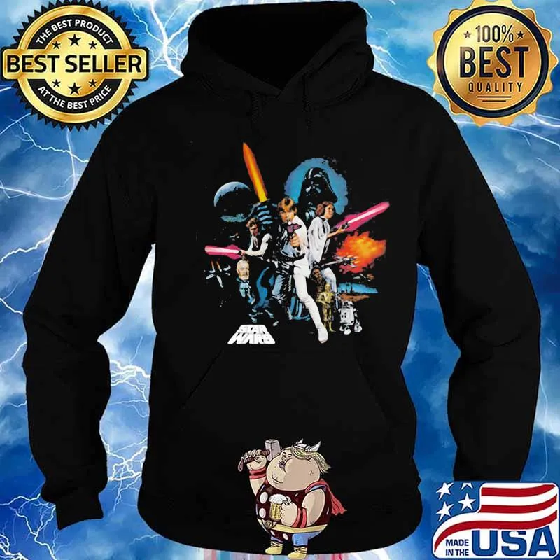 Star wars characters poster vintage s Hoodie