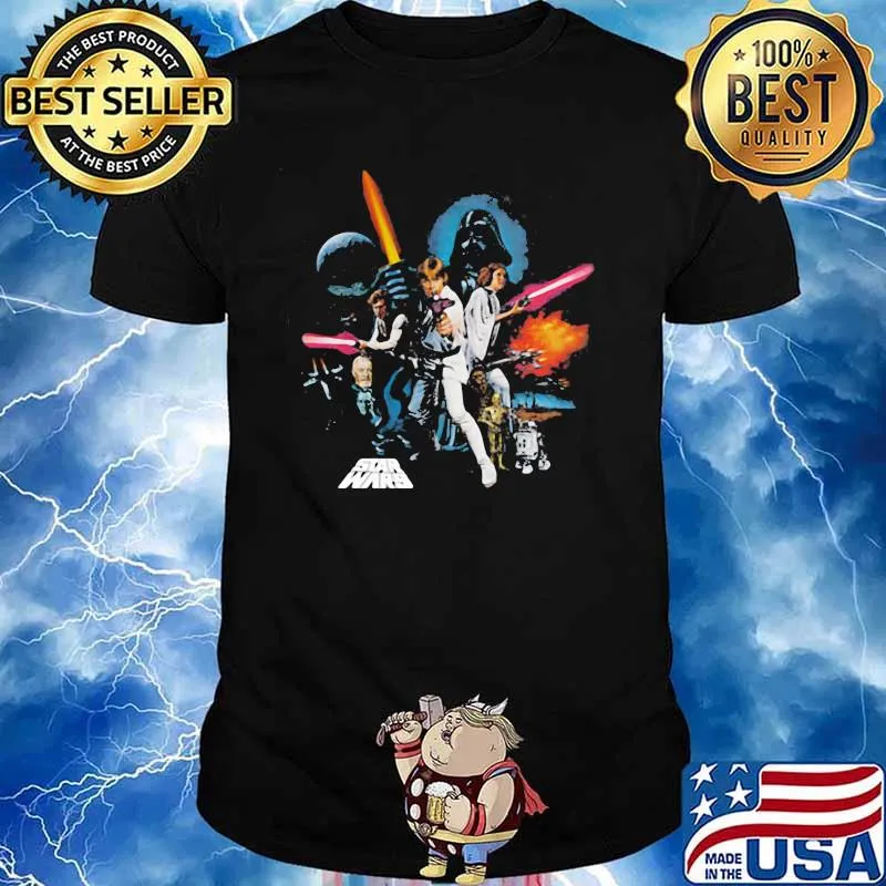 Star wars characters poster vintage shirt