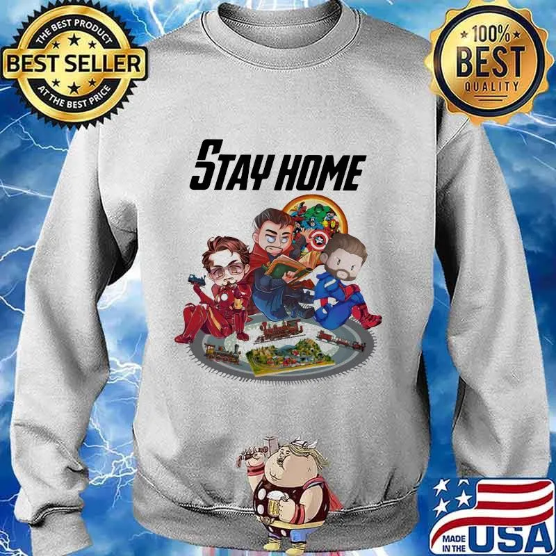Stay home marvel heroes supernatural s Sweater