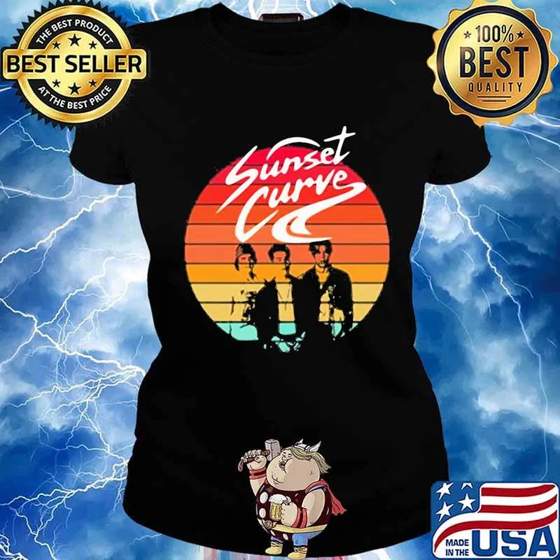 Sunset curve julie and the phantoms quote vintage s Ladies tee
