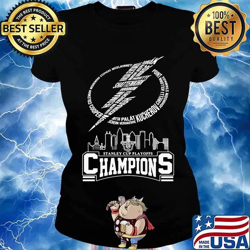 Tampa bay lightning stanley cup champions 2020 logo s Ladies tee