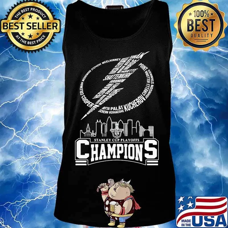 Tampa bay lightning stanley cup champions 2020 logo s Tank top