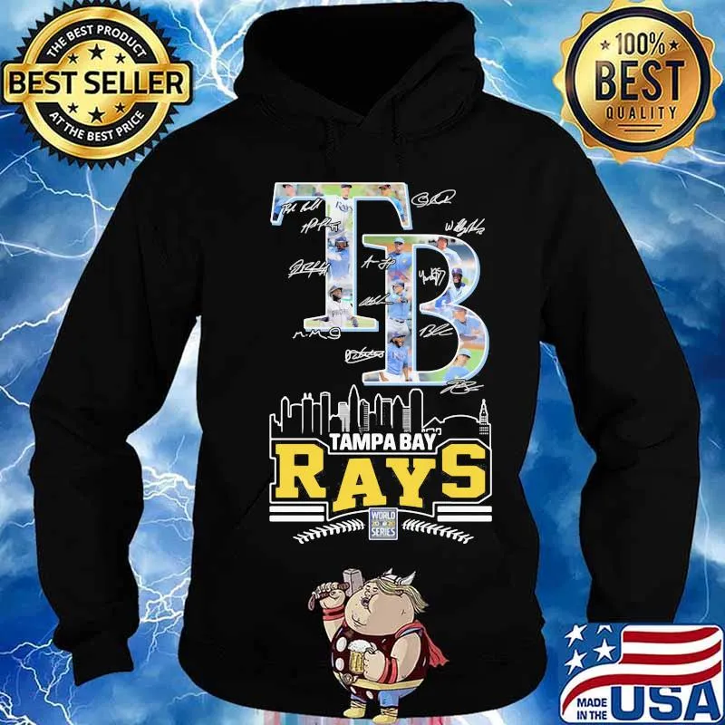 Tampa bay rays baseball signatures s Hoodie