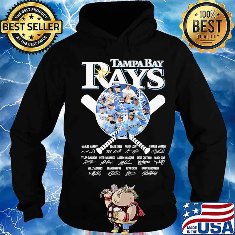 Tampa bay rays baseball signatures s Hoodie