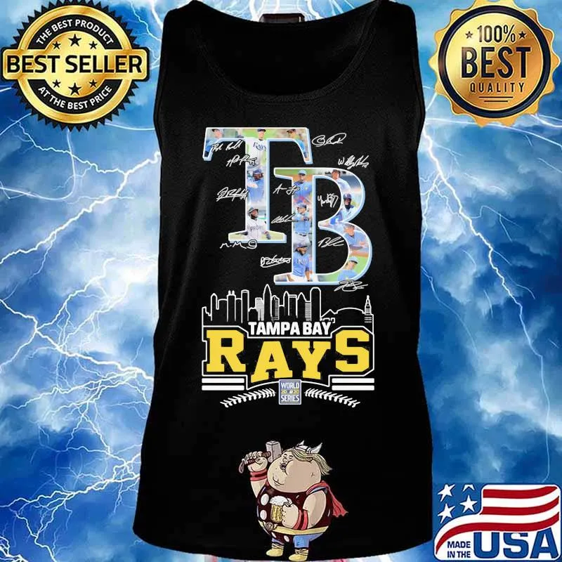 Tampa bay rays baseball signatures s Tank top