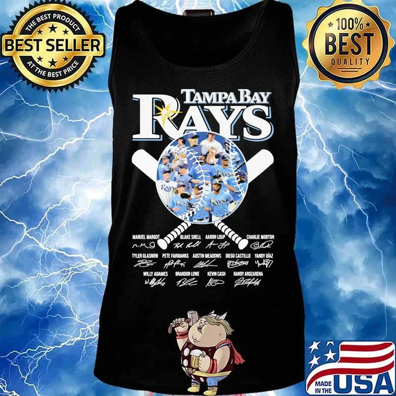 Tampa bay rays baseball signatures s Tank top