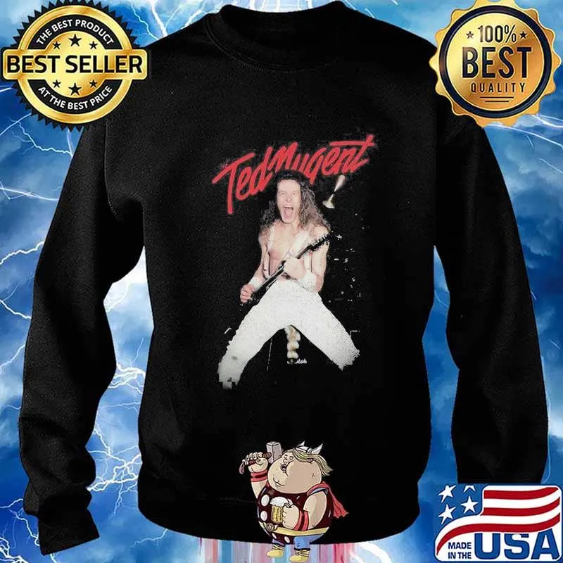 Ted nugent playing guitar s Sweater