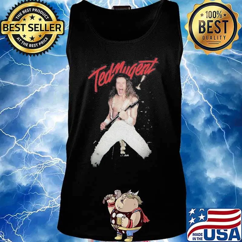 Ted nugent playing guitar s Tank top