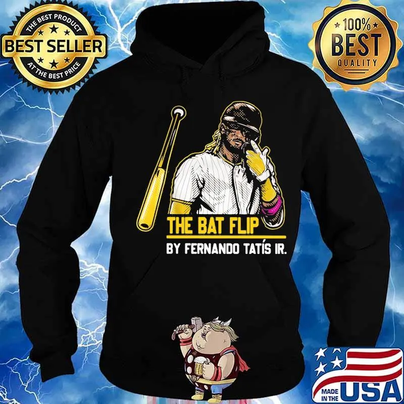The bat flip by fernando tatis jr san diego baseball s Hoodie