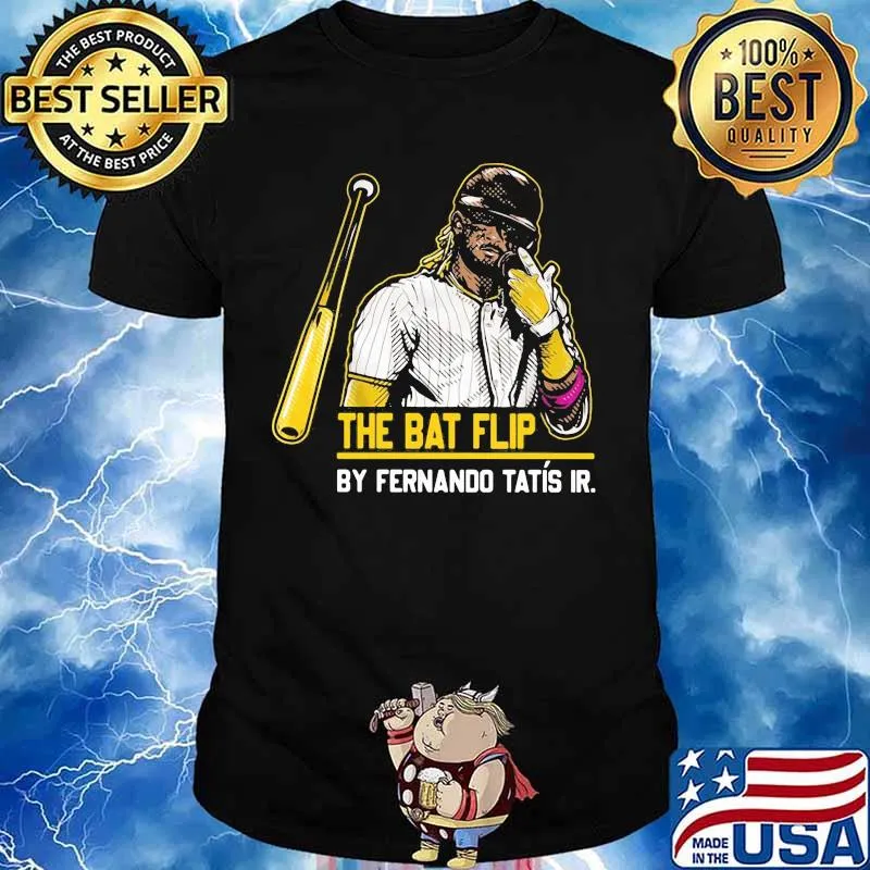 The bat flip by fernando tatis jr san diego baseball shirt