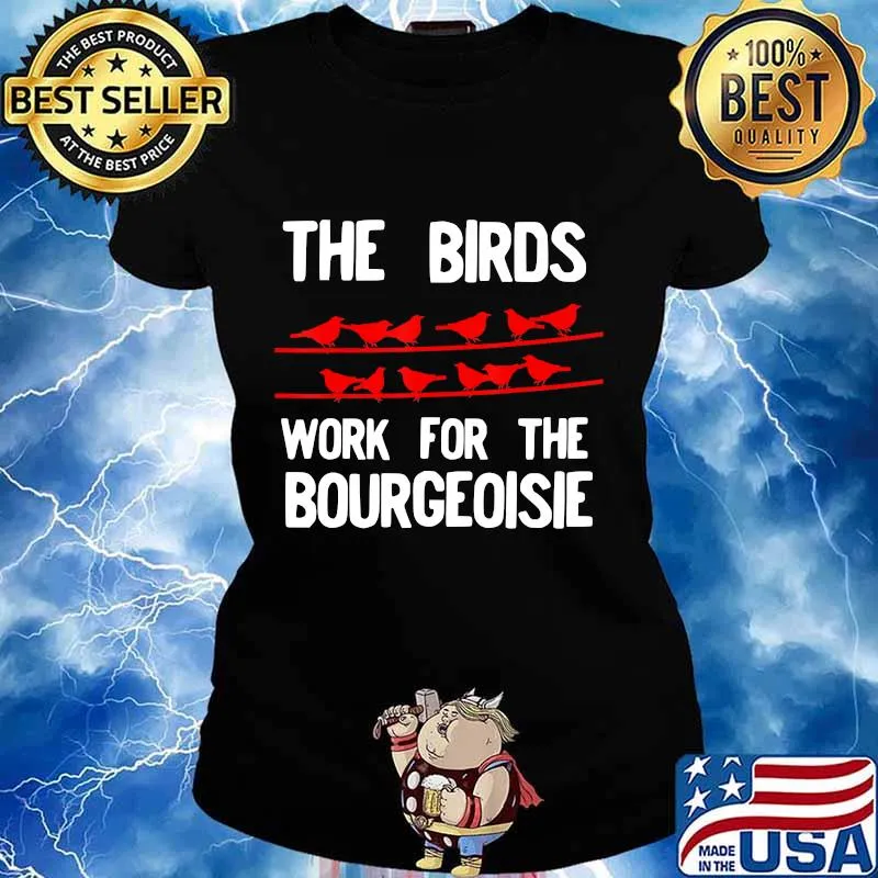 The Birds Work For The Bourgeoisie Birds Aren't Real T-Shirt Ladies tee