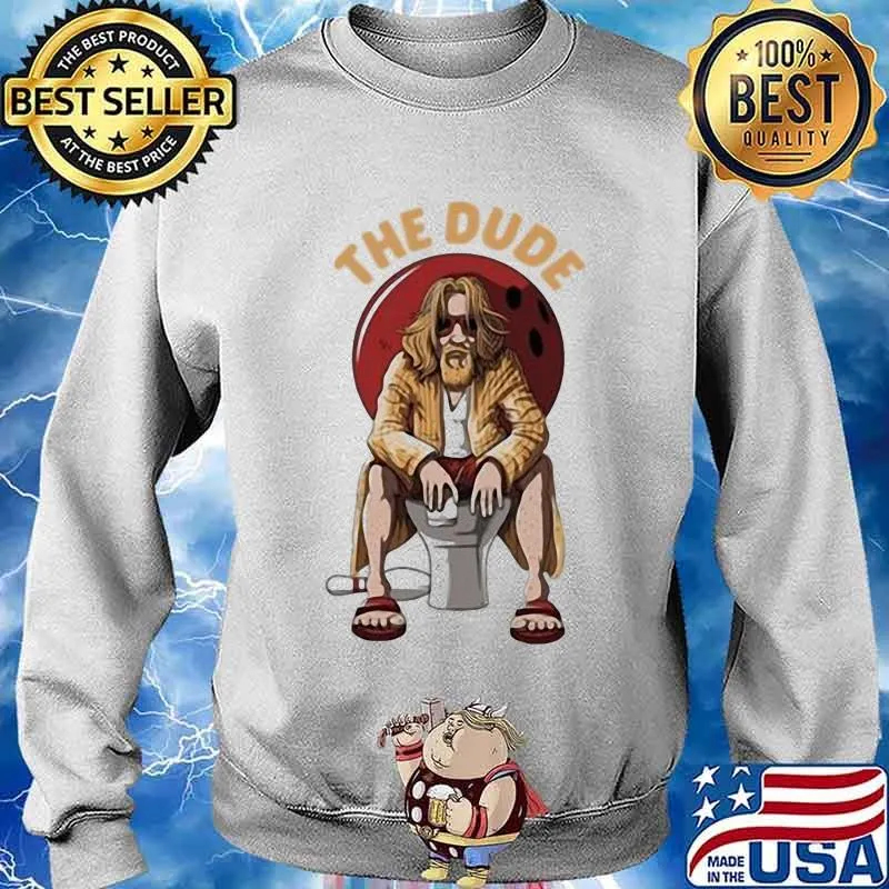 The dude big lebowski bathroom bowling s Sweater