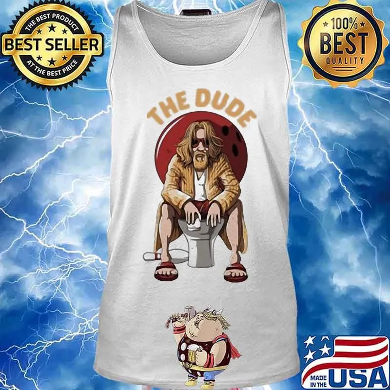 The dude big lebowski bathroom bowling s Tank top