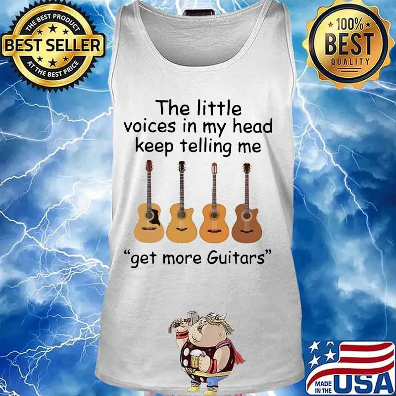 The little voices in my head keep telling me get more guitars s Tank top