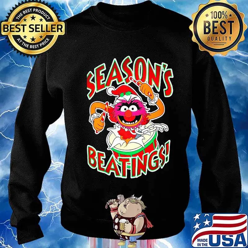 The muppets drummer season's beatings s Sweater