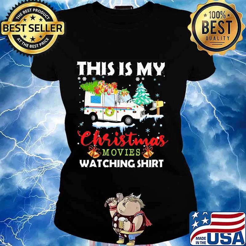 This is my christmas movies watching s Ladies tee