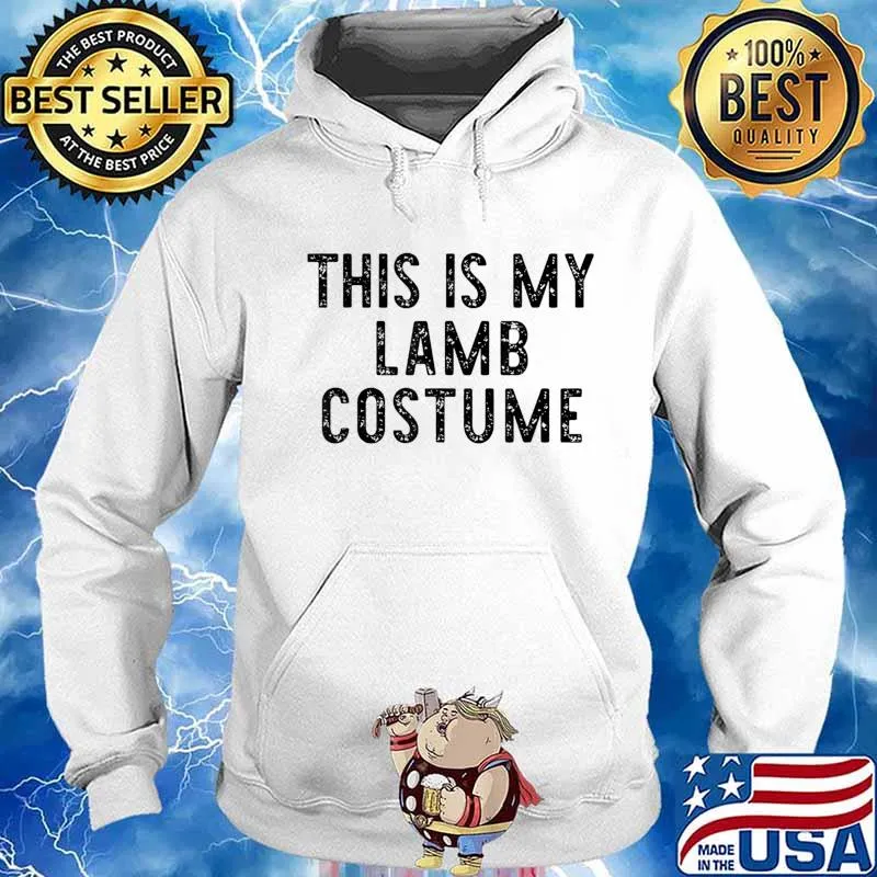This Is My Lamb Costume Halloween Lazy Easy T-Shirt Hoodie