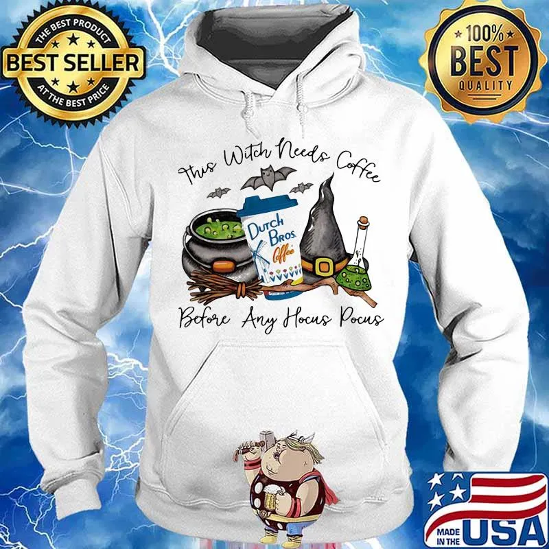 This witch needs coffee before any hocus pocus halloween s Hoodie