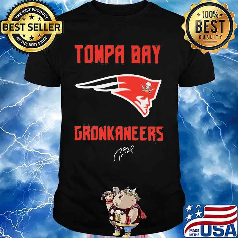 Tompa bay gronkaneers new england patriots signature shirt