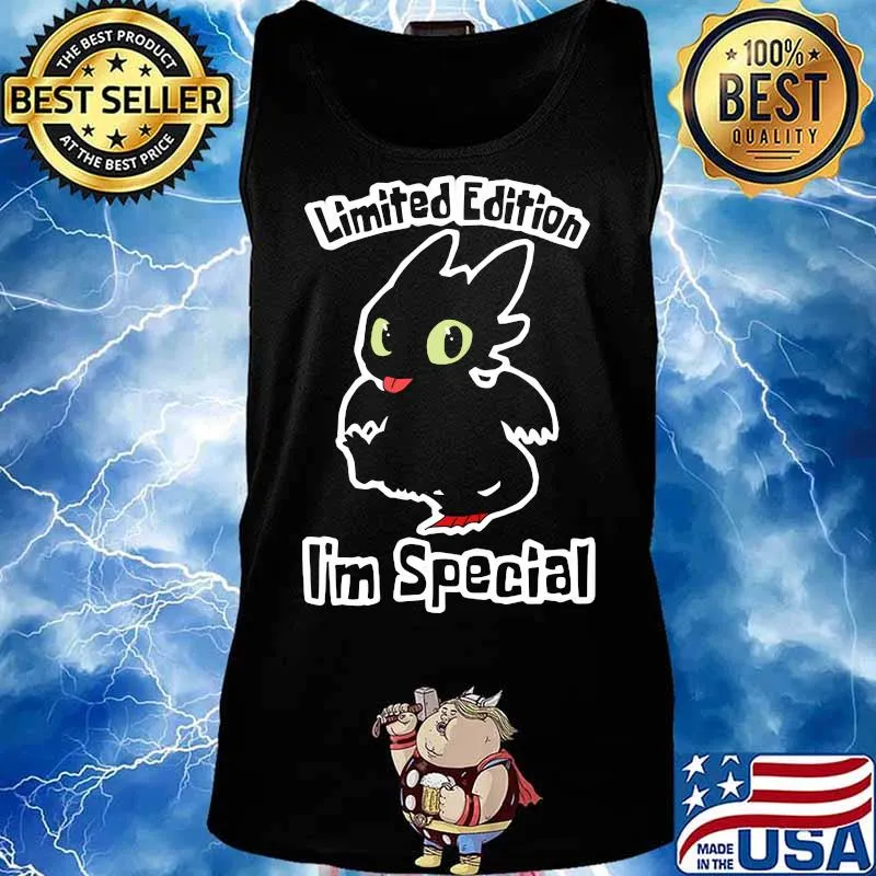 Toothless limited edition i'm special s Tank top