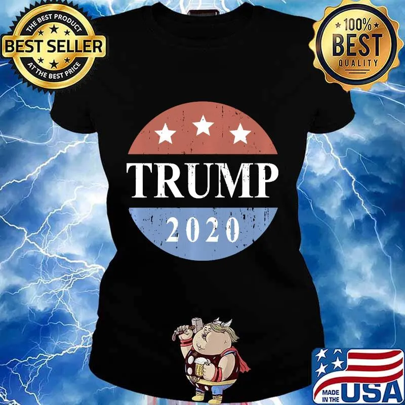 Trump 2020 president election vintage s Ladies tee