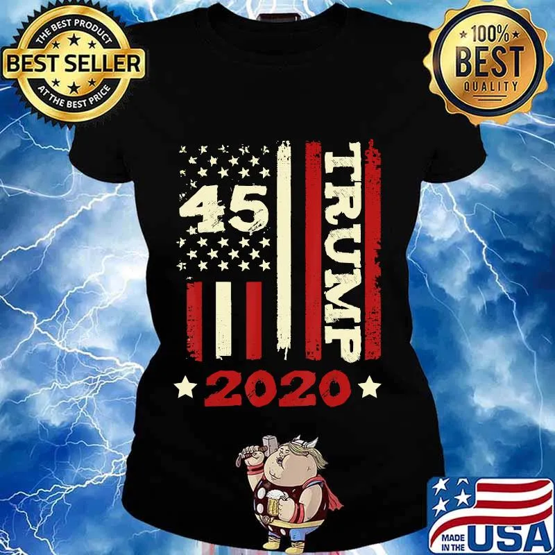 Trump 45th President Re Elections Republican Supporter 2020 T-Shirt Ladies tee