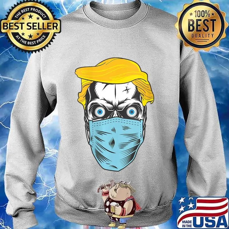 Trump Hair Skull Halloween Day Of The Dead Sugar Republican Shirt Sweater