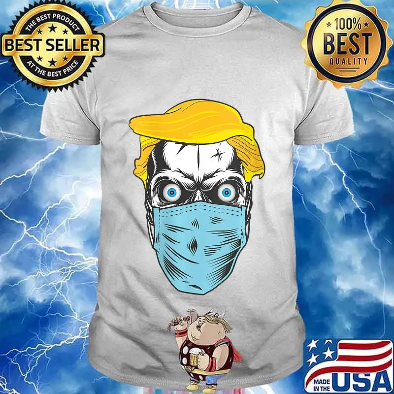 Trump Hair Skull Halloween Day Of The Dead Sugar Republican Shirt