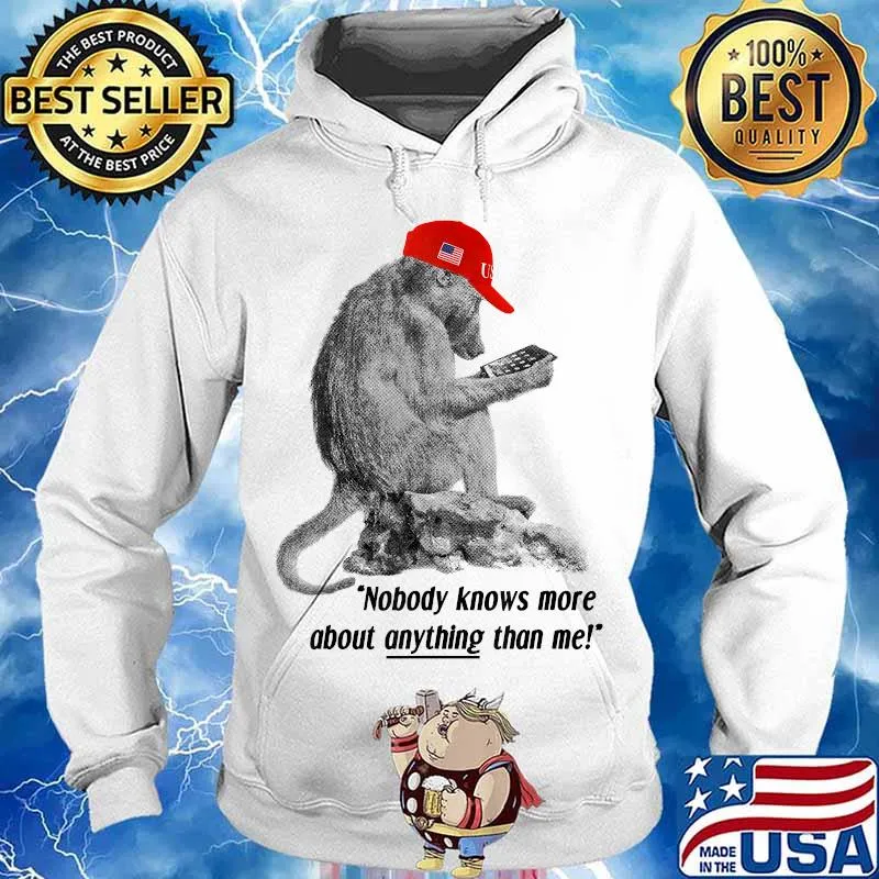 Trump the Baboon Anti-Trump Funny T-Shirt Hoodie