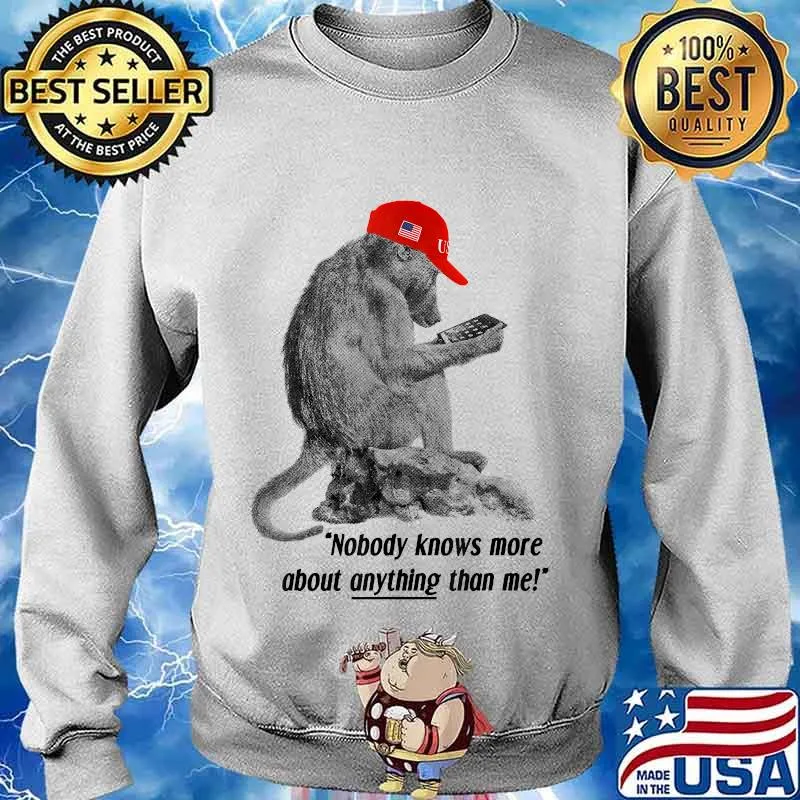 Trump the Baboon Anti-Trump Funny T-Shirt Sweater