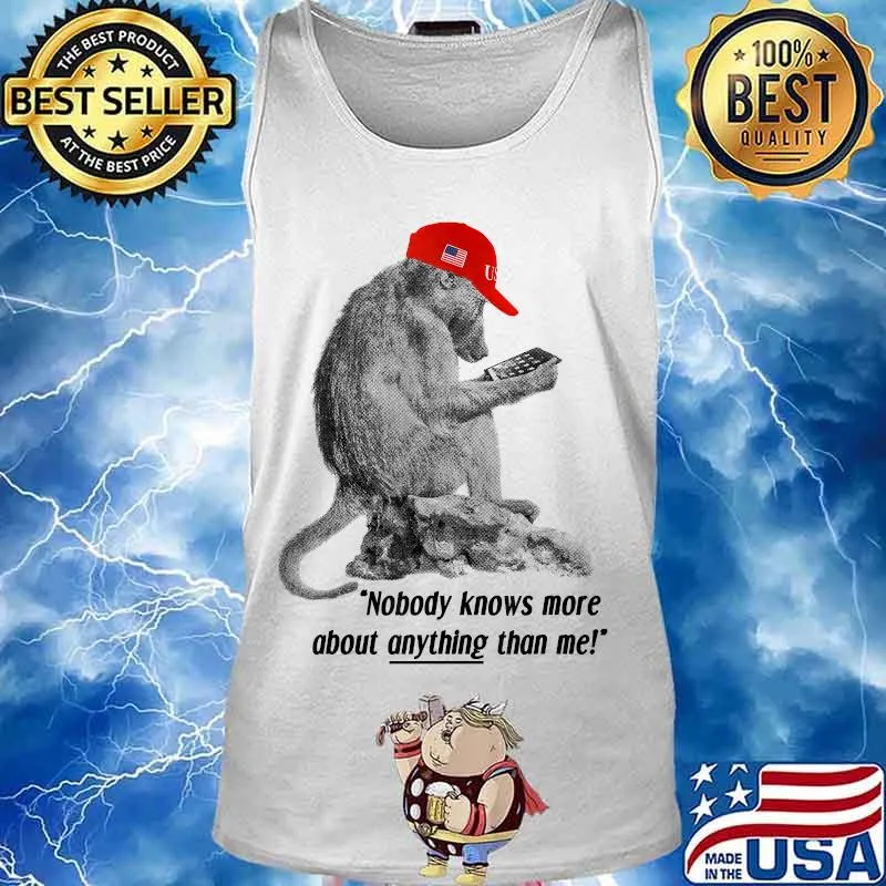 Trump the Baboon Anti-Trump Funny T-Shirt Tank top