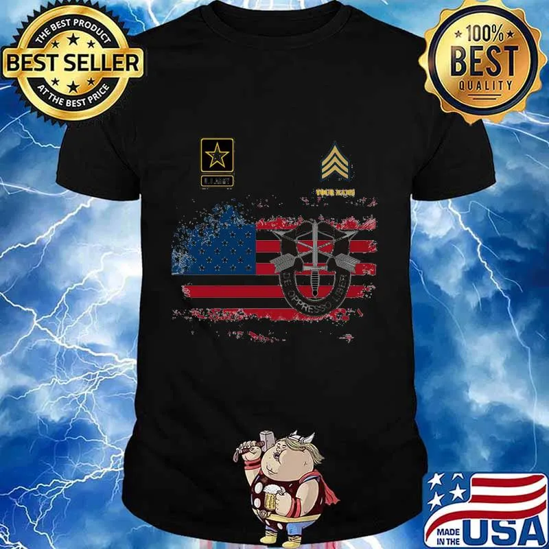 U.s army veteran de oppresso lister american flag shirt