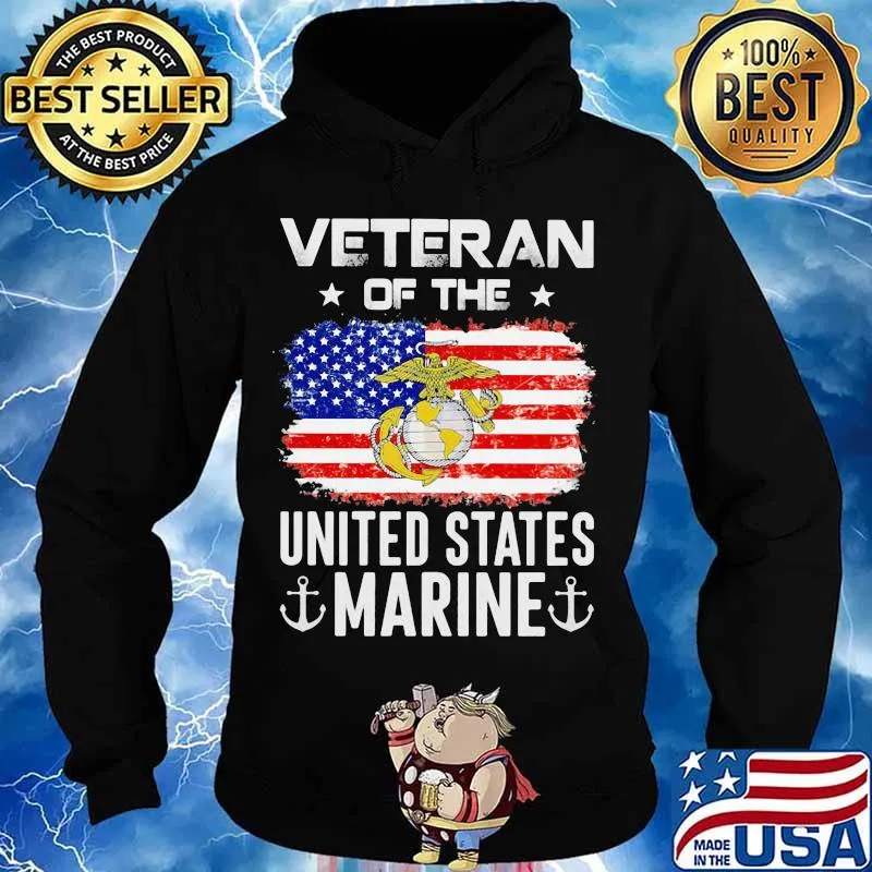Veteran of the united states marine american flag election s Hoodie