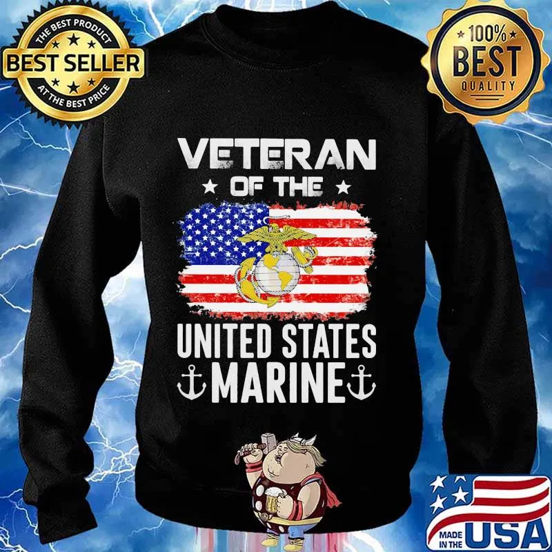 Veteran of the united states marine american flag election s Sweater
