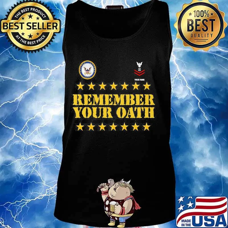 Veteran remember your oath s Tank top