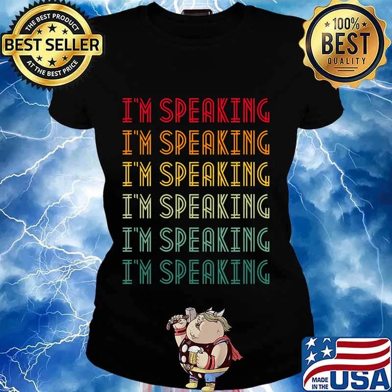 Vintage Mr Vice President i'm Speaking KAMALA Debate 2020 s Ladies tee