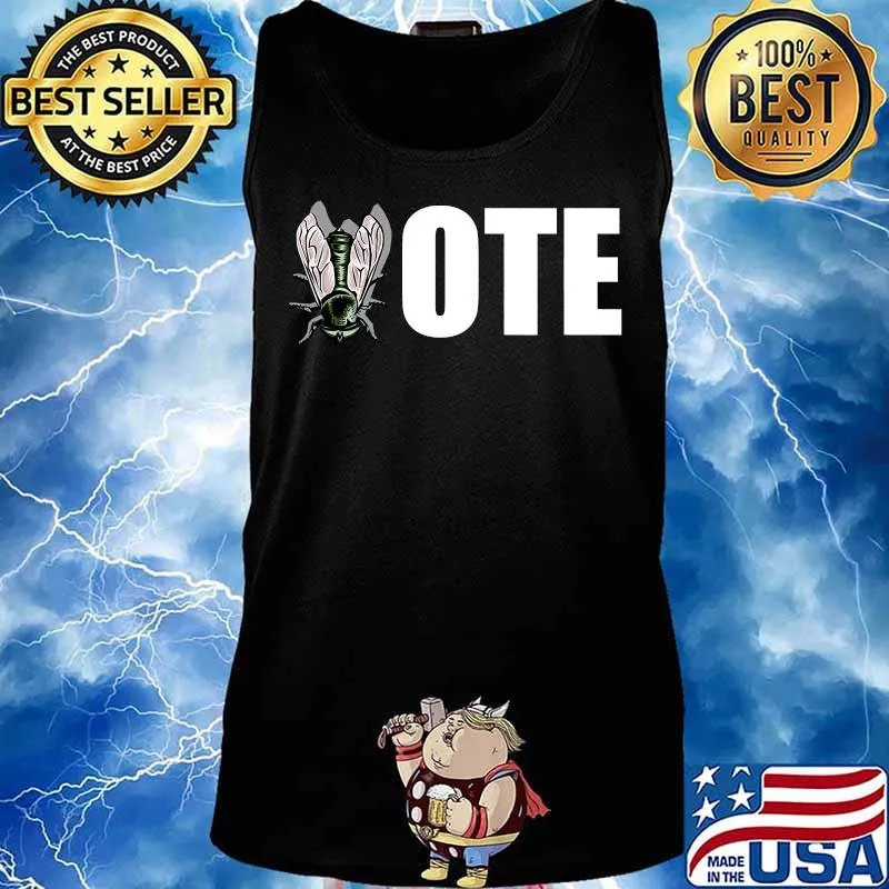Vote Funny fly On Mike Pence T-Shirt Tank top