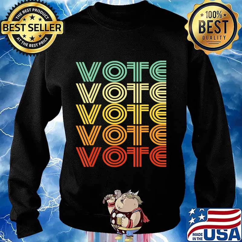 Vote Gift Vintage Retro Election 2020 Vote Your Voice Matter T-Shirt Sweater