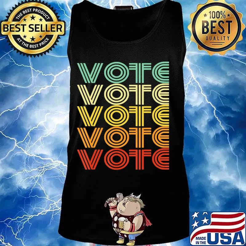 Vote Gift Vintage Retro Election 2020 Vote Your Voice Matter T-Shirt Tank top