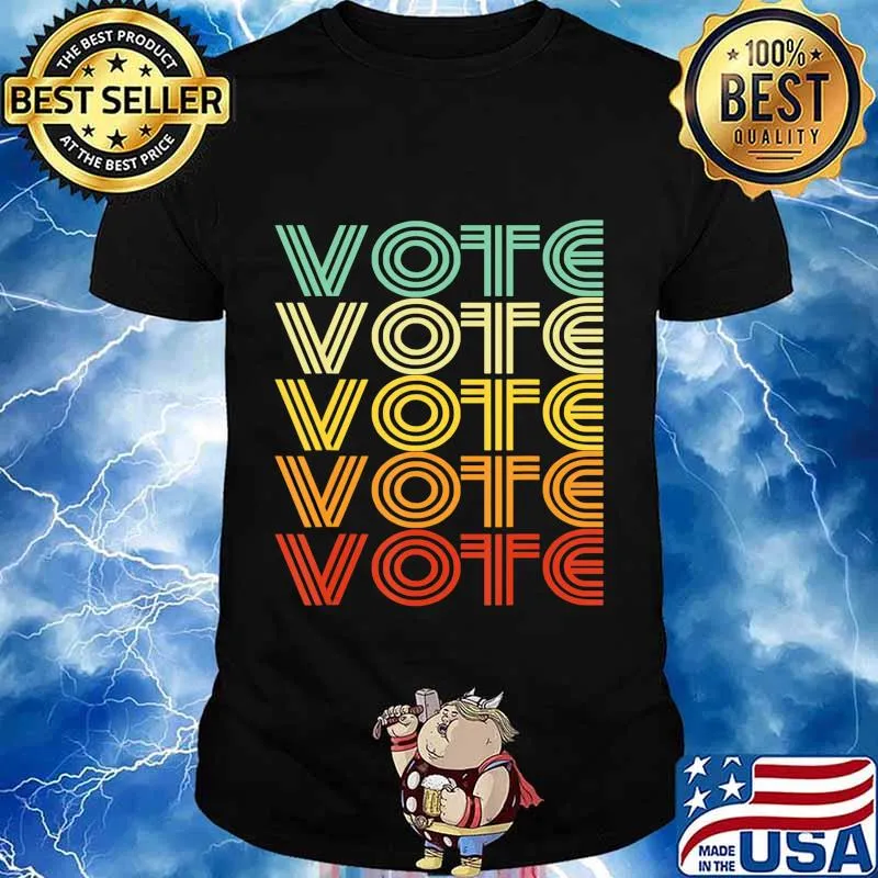 Vote Gift Vintage Retro Election 2020 Vote Your Voice Matter T-Shirt